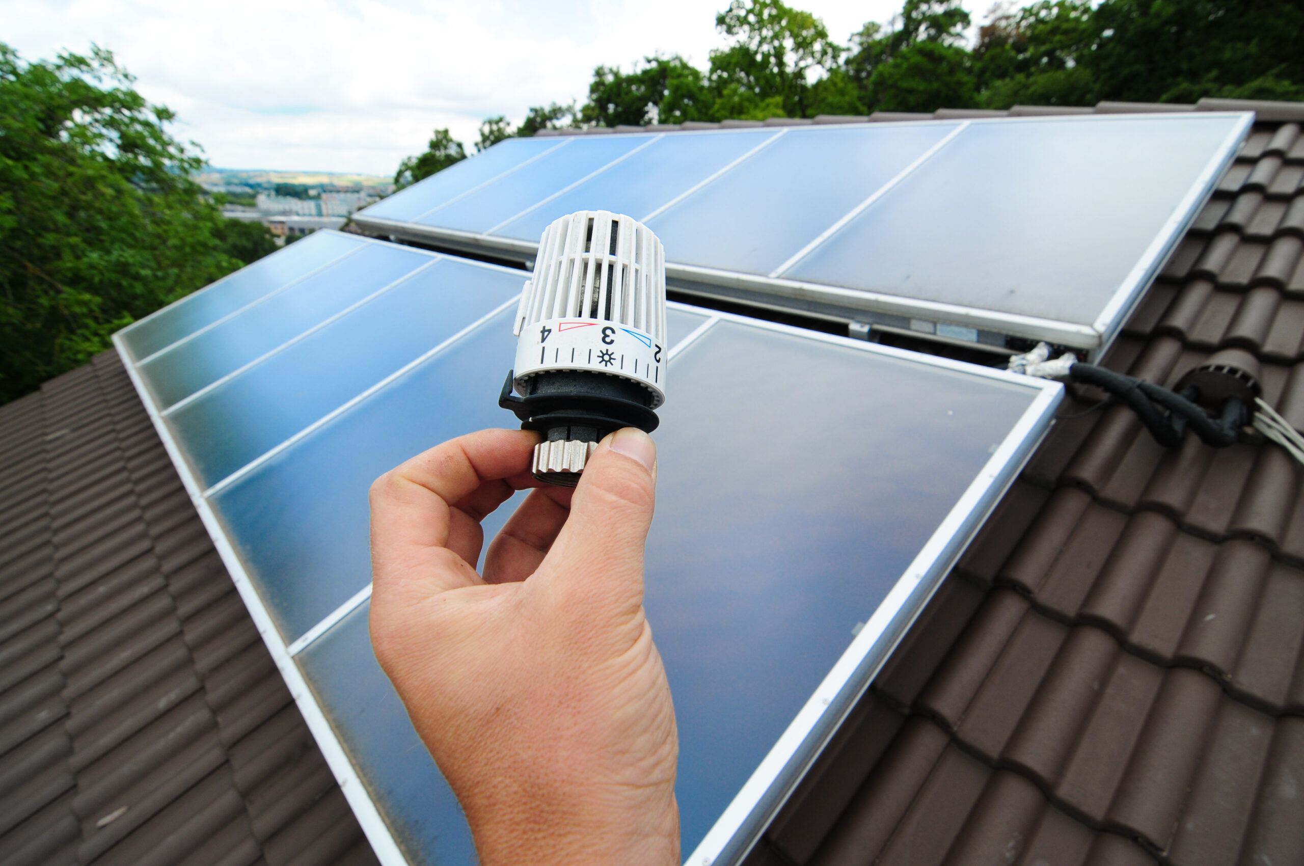 Solarthermie Förderung