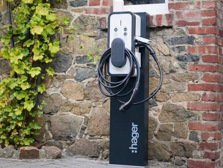 Wallbox zum Laden eines Elektroautos